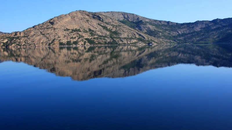 Sights of Sibinskiye lakes on Kazakhstan Altai.