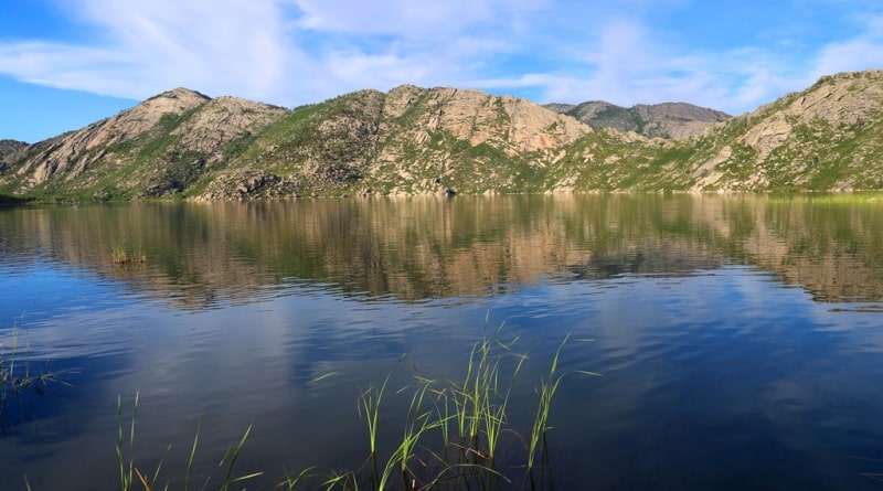 Tortkara Lake and environs.