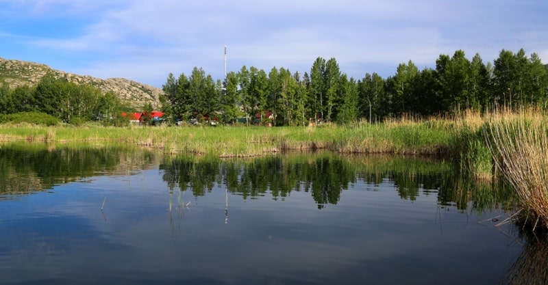 Tortkara Lake and environs.