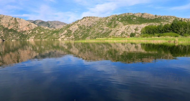Tortkara Lake and environs.