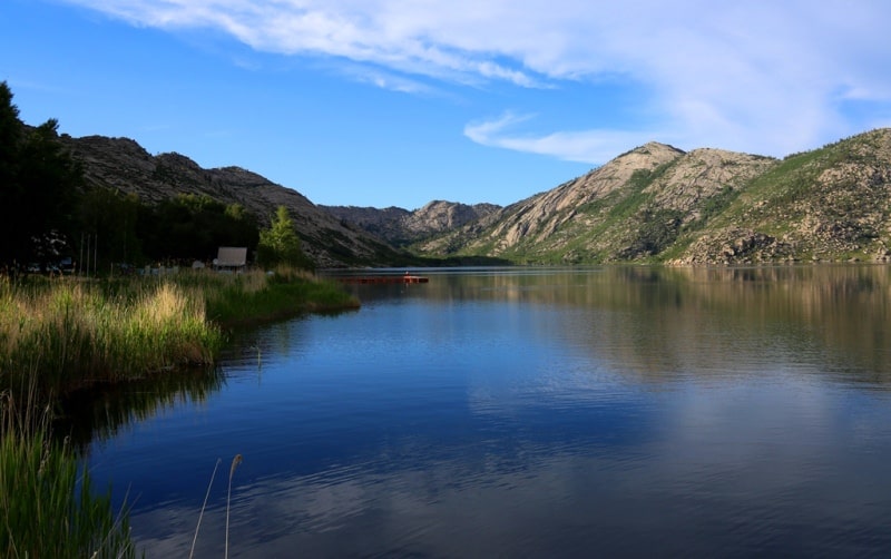 Tortkara Lake and environs.