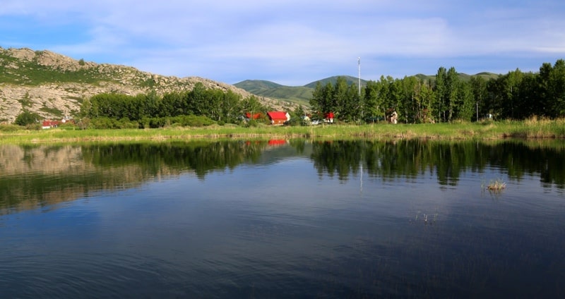 Tortkara Lake and environs.