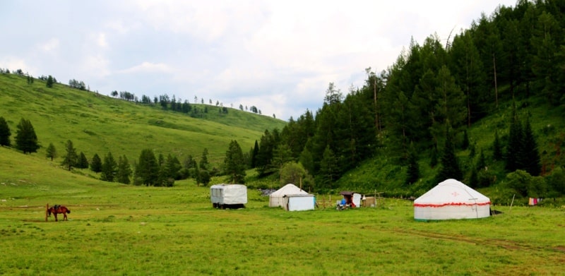 Natural environs of East Kazakhstan.