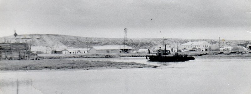 Muinak Bay. 50s of the last century.