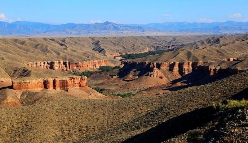 Lower part of Temirlik Canyon is part of Charyn National Park and is one of its most picturesque and inaccessible areas.