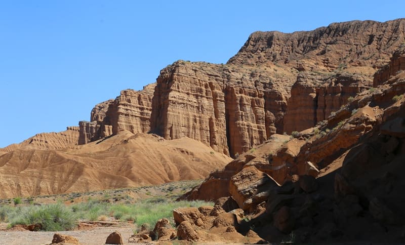 Silence of stone waves. Kendyrly-Sai seems frozen in a moment when earth still remembered breath of ancient ocean.