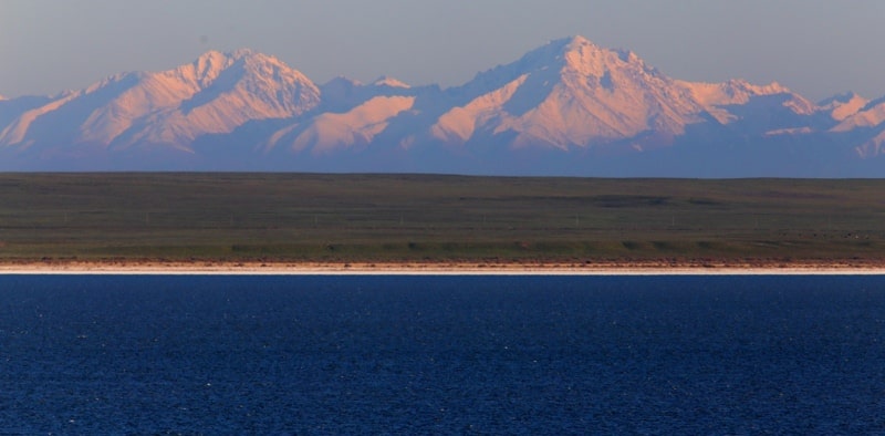 Mountains of the Kyrgyz Range in Kazakhstan.