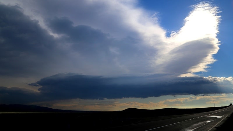 Mountains of the Kyrgyz Range in Kazakhstan.