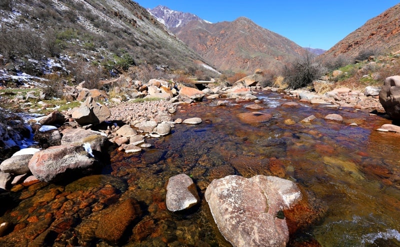 Merke River and environs.