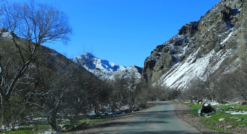 Merke River and environs.