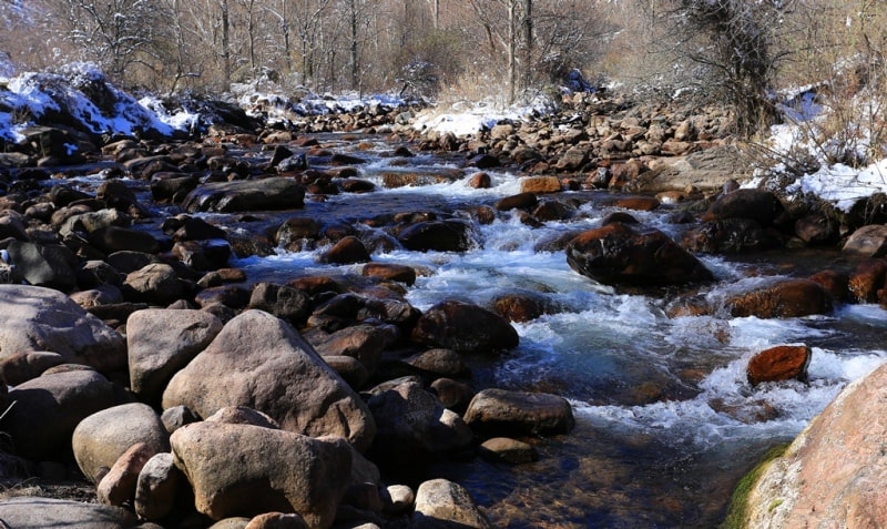 Merke River and environs.