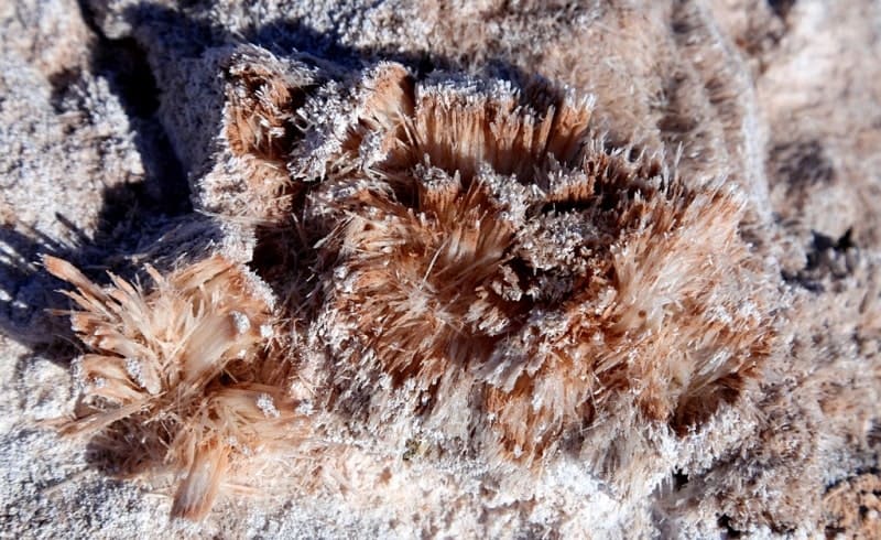 Frost mounds can form as a result of other geological processes, particularly due to gas or gypsum accumulation.