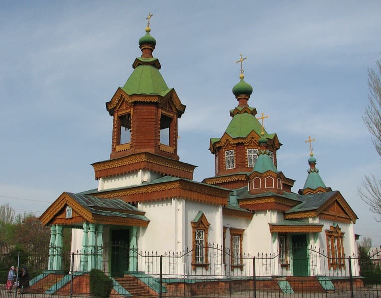 Orthodox church in Zharkent.