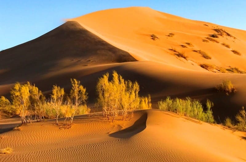Северо-западная песчаная гряда протянулась на 552 метров.