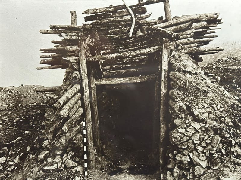 Royal tomb. VIIIth century BC. Besshatyr Burial Ground. Semirechye. Photograph from the Almaty Central Museum.