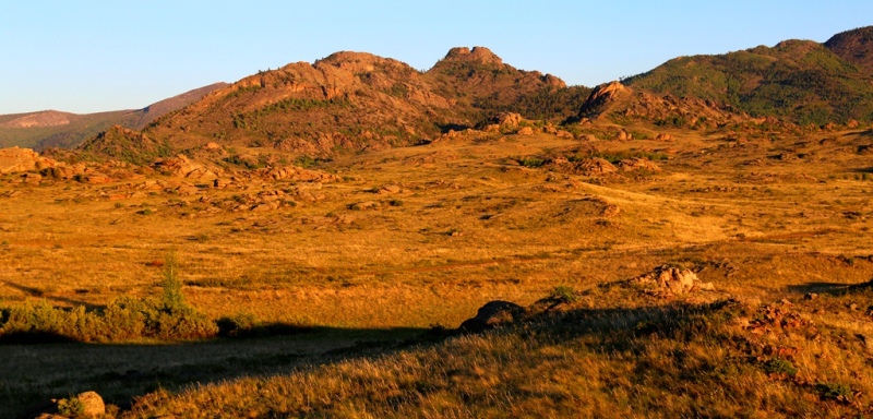 The nature of the Bayanaul mountains.