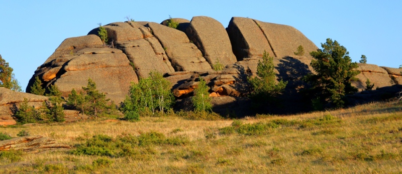 The nature of the Bayanaul mountains.