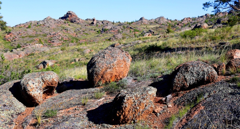 The nature of the Bayanaul mountains.