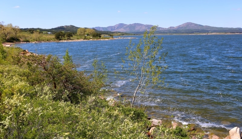 Sabyndykol lake in Bayanaul.