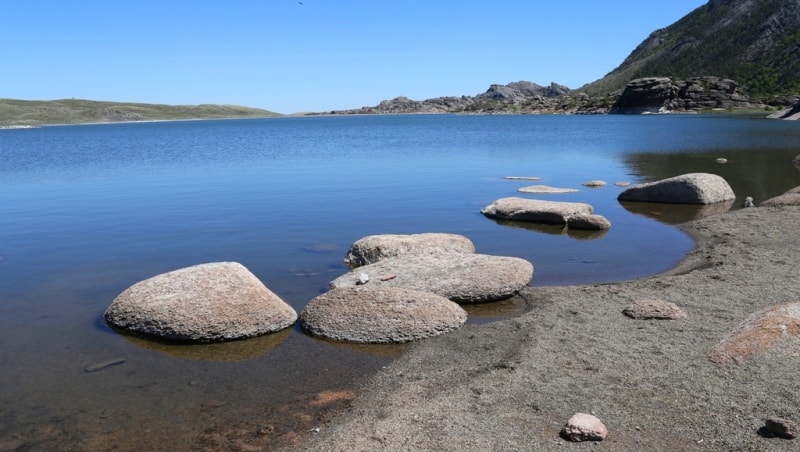 Toraigyr lake in Bayanaul.