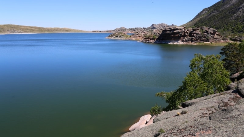 Toraigyr lake in Bayanaul.