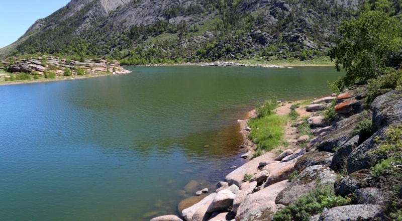 Toraigyr lake in Bayanaul.