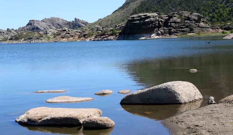 Toraigyr lake in Bayanaul.