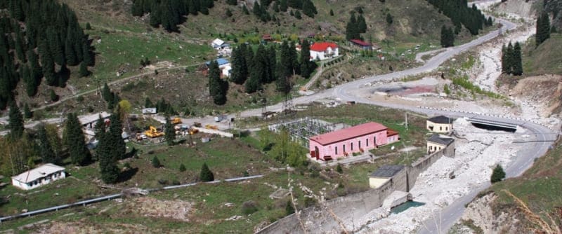 Окрестности Алматинской Первой ГЭС.
