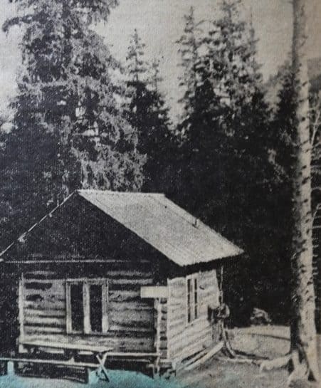 Timbered house in the Gorelnik constructed in 1932 on 12 people.
