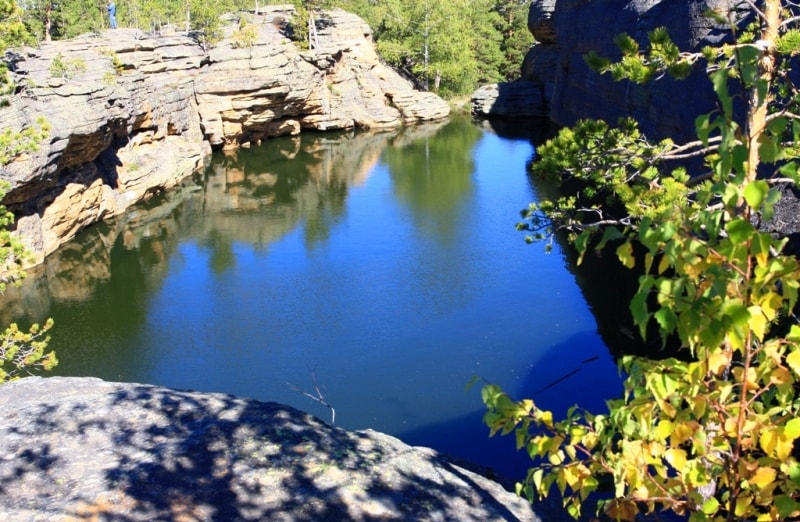 Bassein Lake in Karkaraly mountains.