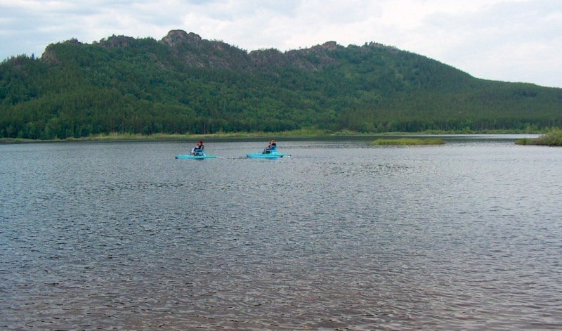 Pashennoye lake in Karkaraly.