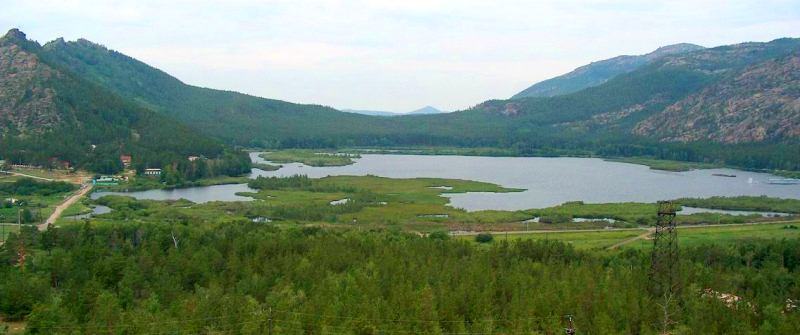 Pashennoye lake in Karkaraly.