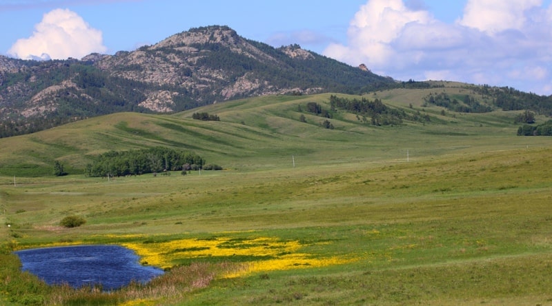 Pashennoye lake in Karkaraly.