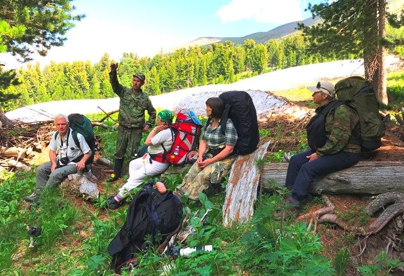 The lake Kedrovoye in West Altai Reserve.