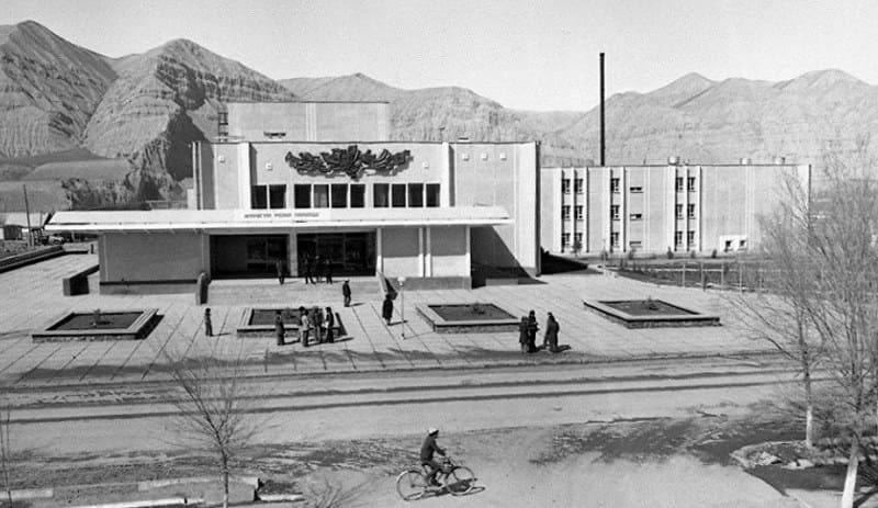 Naryn Regional Music and Drama Theater named after Muratbek Ryskulov. Author of photograph is unknown.