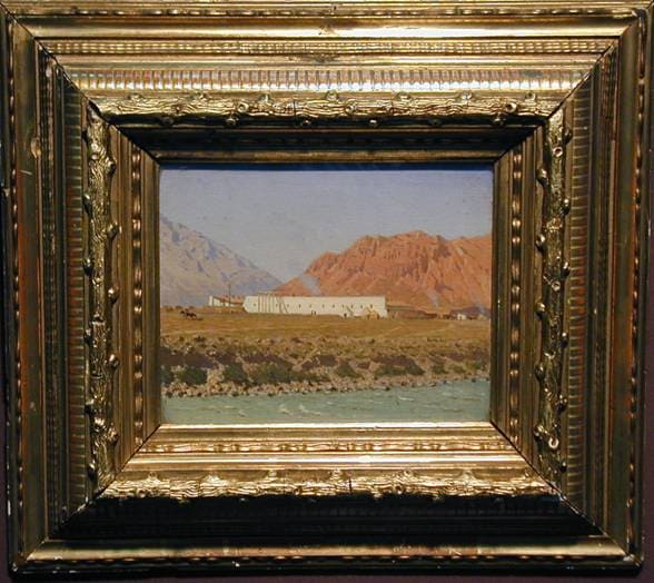  V. V. Vereshchagin. Fortification of Naryn in Tien-Shan (Celestial Mountains) near Kashgar border. 1869 - 1870. Primorsky State Art Gallery.