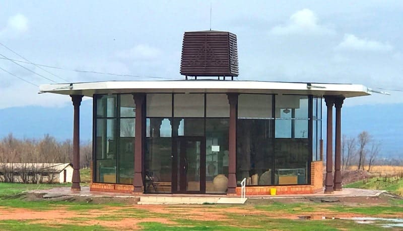 New building of museum at Burana settlement.