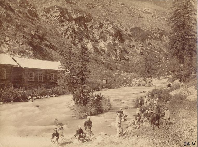 Аксуйские минеральные ключи. Неизвестный автор. Конец 1880-х-1890-е г.г. (не позднее 1897 г.).