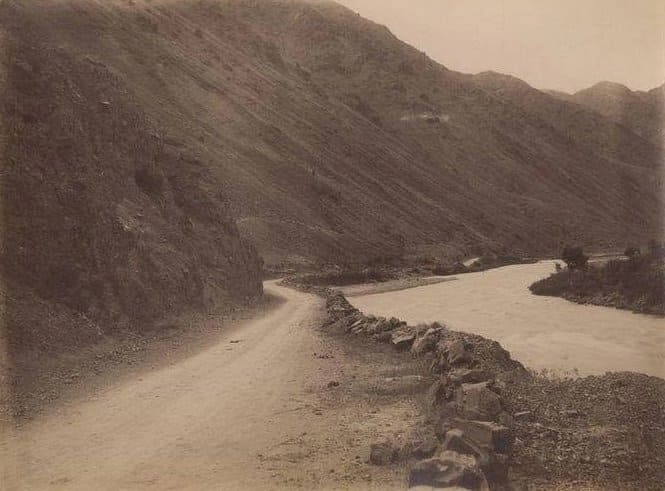 Буамское ущелье. Дорога в Пржевальск. Географф Поль Лаббе. 1897 г.