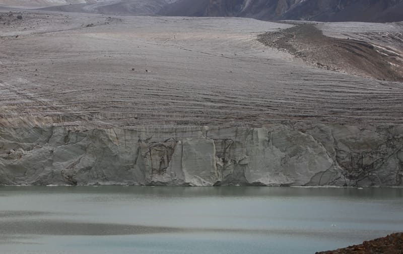 Kyzyl-Asker East Valley Glacier No. 80 is located within Kyzyl-Asker mountain range.