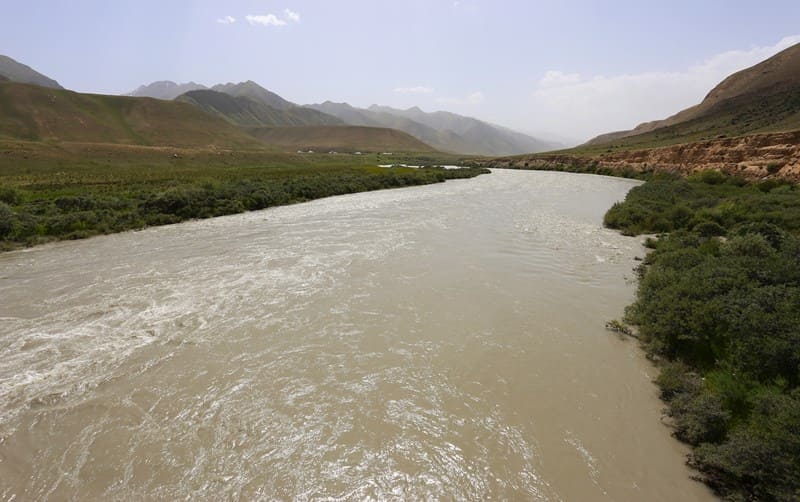 Small Naryn River. Between Kapkatas and Jetim ridges.