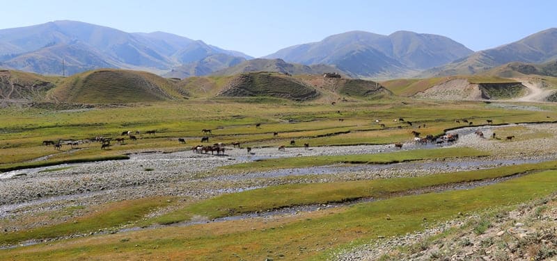 Kyndy River Valley, from here road begins its ascent to pass of same name.