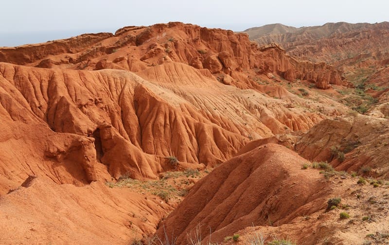 Skazka Canyon. Northern slope of Terskey Ala-Too ridge.