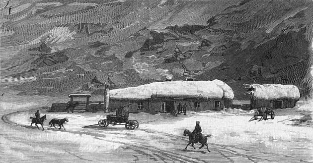 Гравюра «Почтовая станция Джиль-Арык». 1882 г. Впервые была опубликована в известном российском еженедельном журнале «Всемирная иллюстрация» (№ 725 за 1882 год). В самом издании подпись содержала небольшую опечатку - станция была ошибочно названа «Джил-Арыс». Автор гравюры не известен.