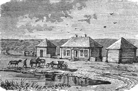 Н. Каразин. Та же станция в нынешнем ее виде. 1874 год.