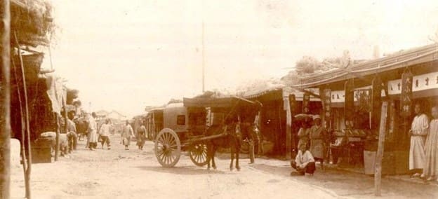 К. Н. де Лазари. Чугучак. Улица. 1897 год.