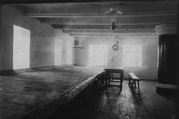 П. И. Ливотов. Станица Сергиопольская. Внутренний вид переселенческого пункта. 1912 – 1913 годы.