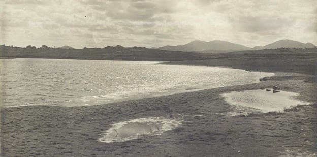С. М. Дудин. Озеро Сабунты-Куль у Баян-Аула. 1899 год.