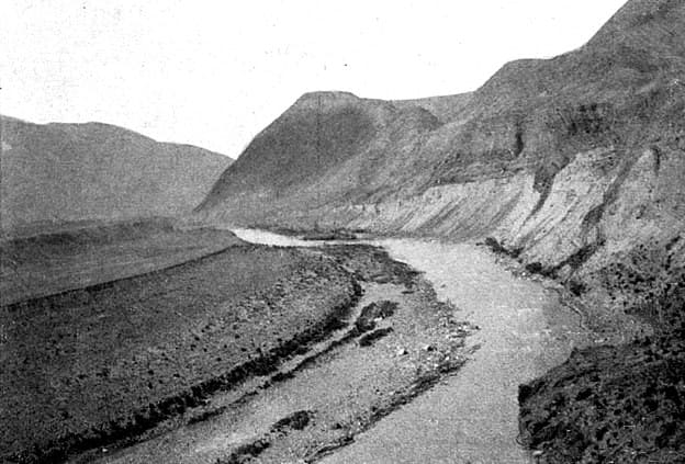 В. В. Сапожников. Пустынная терраса реки Сарыджас. 1912 год.