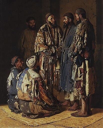 В. В. Верещагин. “Политики в опиумной лавочке”. Ташкент. 1870 г.